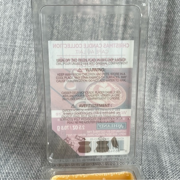 Ashland Christmas Candle Collection Cafe au Lait Wax Melts Scented Refill Cubes - Picture 3 of 6